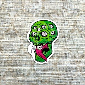 Eyes Gross Grunge Horror Funky Single Decor Art Sticker